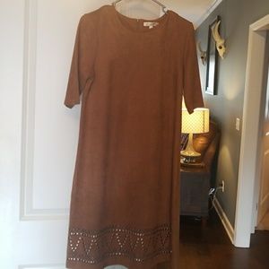 Suede dress